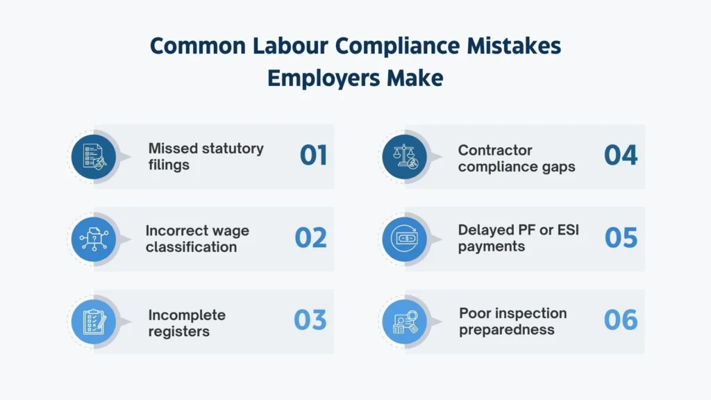 Common labour law compliance mistakes by employers.